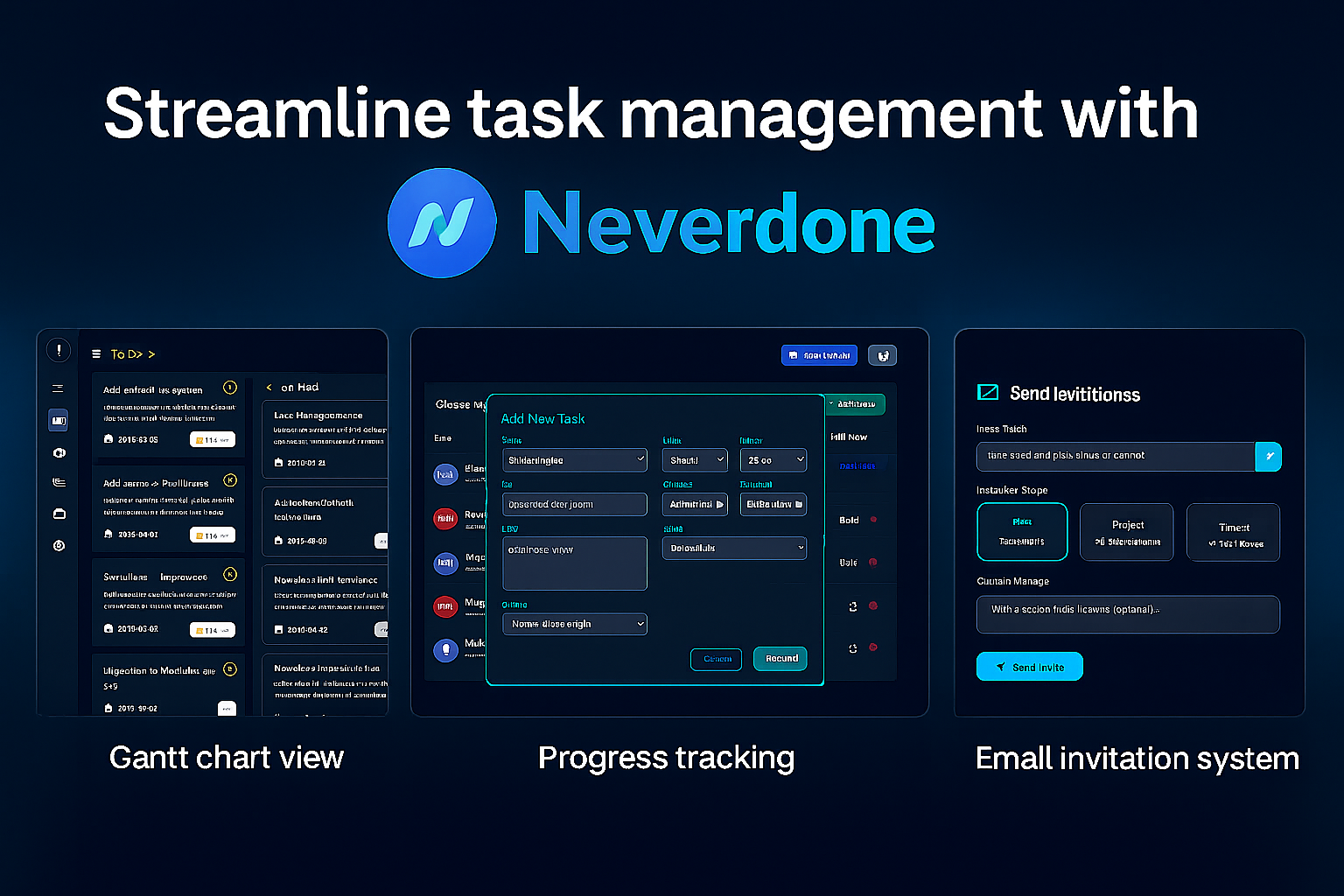 NEVERDONE Dashboard